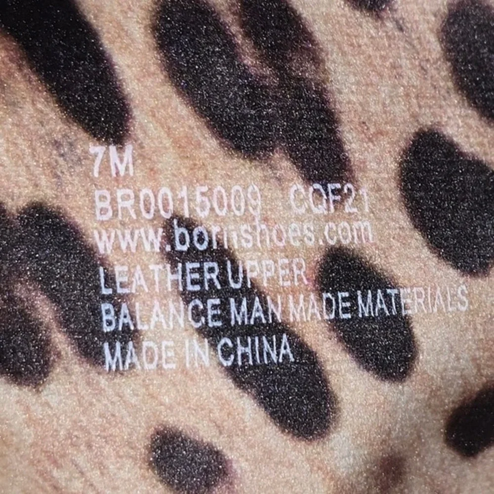 Born Black Suede Over the Knee Boots Leopard Lining Tall Fashion Stylish Sz 7‎